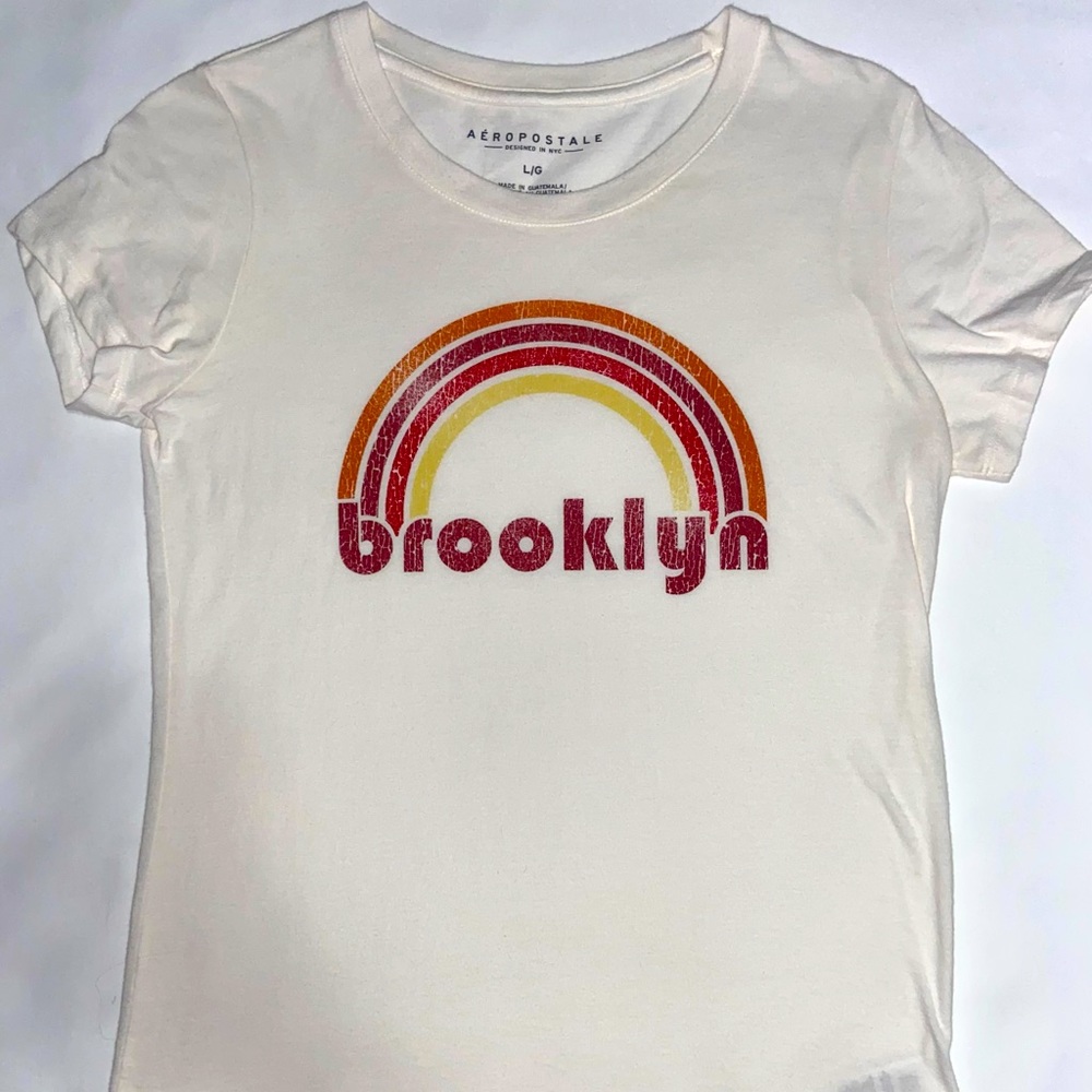 White graphic t-shirt